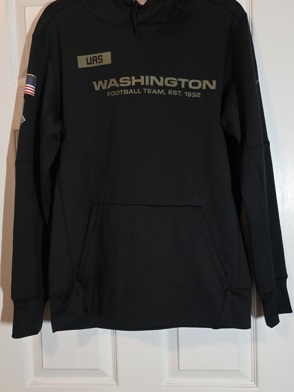 Men's Nike Black Washington Football Team Salute to Service Hoodie